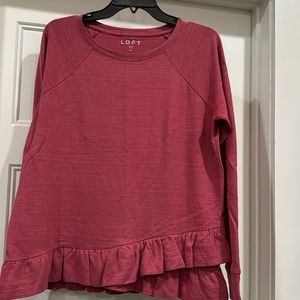 LOFT pink top size M